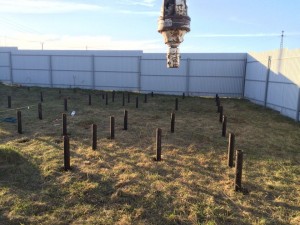 Фундамент в троице на винтовых сваях