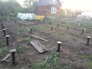 Монтаж винтовых свай в Голованово