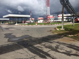 Откатные ворота на винтовых сваях в Перми