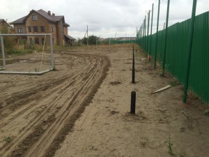 Фундамент на винтовых сваях под тентовый ангар в Перми