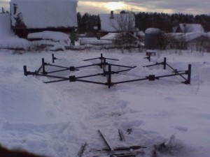 Монтаж винтовых свай в Мысах